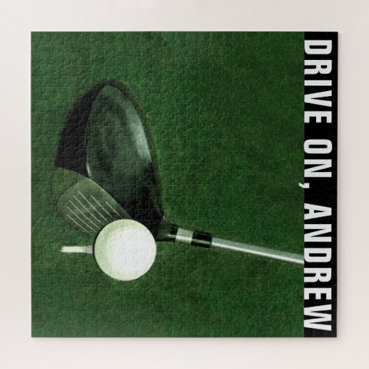Personalisierter Golf Puzzle (Horizontal)