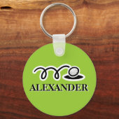 Personalisierter Golf-Schlüsselanhänger mit indivi Schlüsselanhänger (Vorderseite)