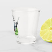 Personalisierter Golf Schnapsglas (Rechts)