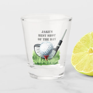 Personalisierter Golf Schnapsglas