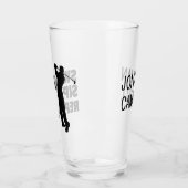 Personalisierter Golf Swing Sip Wiederholung Glas (Links)