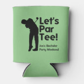 Personalisierter Golf Themed Dose Cooler Dosenkühler (Vorderseite)