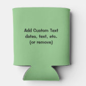 Personalisierter Golf Themed Dose Cooler Dosenkühler (Rückseite)