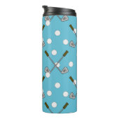 Personalisierter Golf-Themed Thermal Tumbler - Cus Thermosbecher (Nach rechts gedreht)