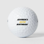 Personalisierter Golfball, 55. Geburtstag Golfball (Vorderseite)