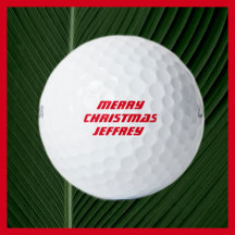 Personalisierter Golfball, Frohe Weihnachten