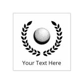 Personalisierter Golfball Gummistempel (Prägung)