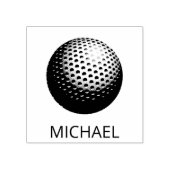 Personalisierter Golfball Gummistempel (Prägung)