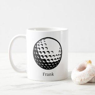 Personalisierter Golfball Kaffeetasse