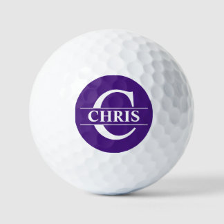 Personalisierter Golfball - Lila