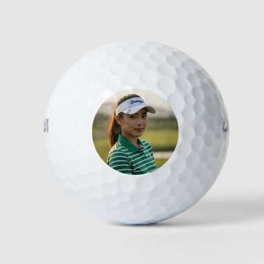 Personalisierter Golfball mit Bild - einzigartiges (Vorderseite)