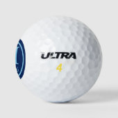Personalisierter Golfball mit elegantem Buchstaben (Logo)