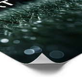 Personalisierter Golfball Poster (Ecke)