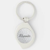 Personalisierter Golfball Schlüsselanhänger (Vorderseite)