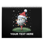Personalisierter Golfball-Weihnachtsbaum-Santa-Hut Kalender (Titelbild)
