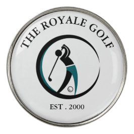 Personalisierter Golfballmarker-Pin mit Club-Logo