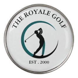 Personalisierter Golfballmarker-Pin mit Club-Logo