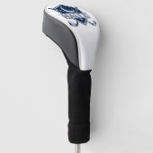 Personalisierter Golfclub Golf Headcover (angewinkelt)