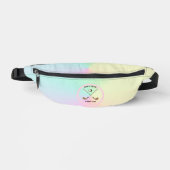 Personalisierter Golfclub Golfer Pastel Ombre Bauchtasche (Vorderseite)