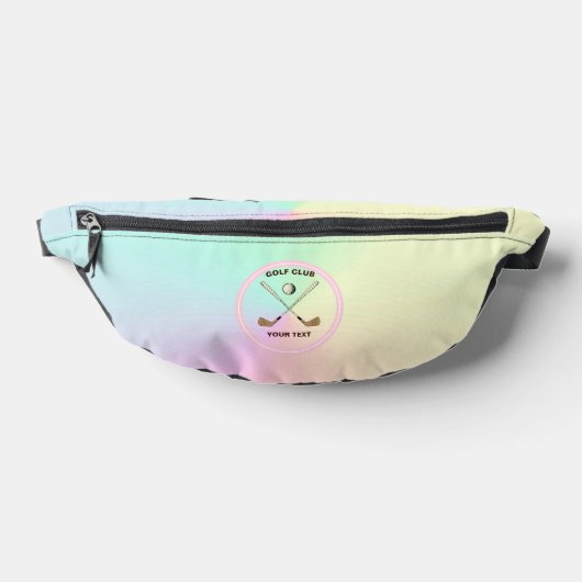 Personalisierter Golfclub Golfer Pastel Ombre Bauchtasche (Ablage )