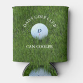 Personalisierter Golfclub Green Can Cooler Dosenkühler (Vorderseite)