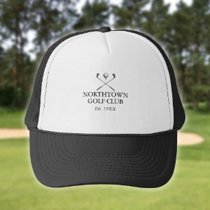 Personalisierter Golfclub-Name Klassisch Truckerkappe
