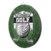 Personalisierter Golfer Player Pro Golf Country Cl Dartscheibe (Vorderseite rechts)