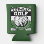 Personalisierter Golfer Player Pro Golf Country Cl Dosenkühler (Rückseite)