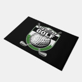 Personalisierter Golfer Player Pro Golf Country Cl Fußmatte (Schrägansicht)