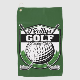 Personalisierter Golfer Player Pro Golf Country Cl Golfhandtuch