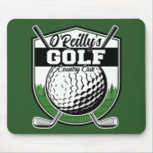 Personalisierter Golfer Player Pro Golf Country Cl Mousepad (Vorne)
