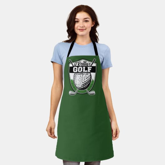 Personalisierter Golfer Player Pro Golf Country Cl Schürze (Getragen)