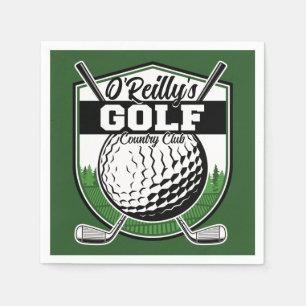 Personalisierter Golfer Player Pro Golf Country Cl Serviette