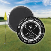 Personalisierter Golfklub Name Golf Alter Briefmar Magnet