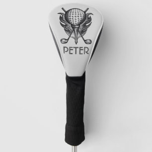 Personalisierter Golfplatz Ball T-Shirt Club Indiv Golf Headcover