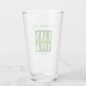 Personalisierter Golfplatz Glass Tumbler (Rückseite)