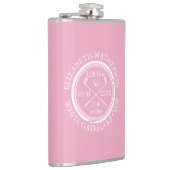 Personalisierter Golfplatz in einem weiblichen Ros Flachmann (Rechts)