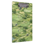 Personalisierter Golfplatz Klemmbrett (Rechts)