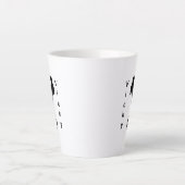 Personalisierter Golfplatz Milchtasse (Vorderseite)