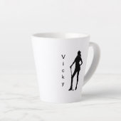 Personalisierter Golfplatz Milchtasse (Rechte Ecke)