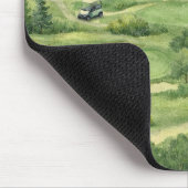 Personalisierter Golfplatz Mousepad (Ecke)