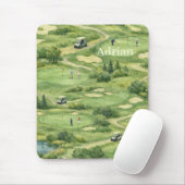 Personalisierter Golfplatz Mousepad (Mit Mouse)