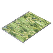 Personalisierter Golfplatz Notizblock (Linke Seite)