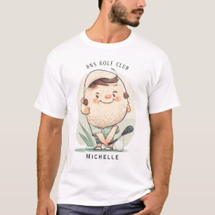 Personalisierter Golfschläger Name Classic T-Shirt