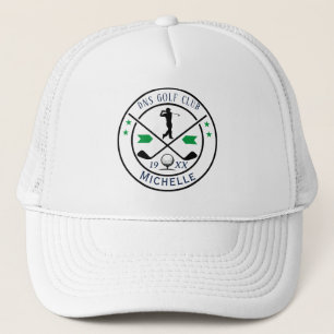 Personalisierter Golfschläger Name Classic Truckerkappe