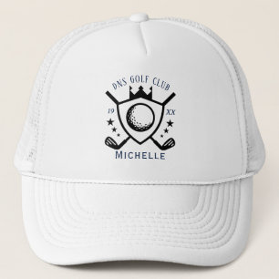 Personalisierter Golfschläger Name Classic Truckerkappe