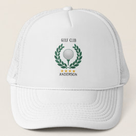Personalisierter Golfschläger-Name Custom Trucker Truckerkappe
