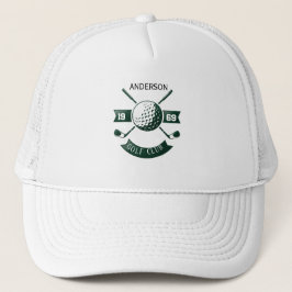 Personalisierter Golfschläger Name Custom Trucker  Truckerkappe