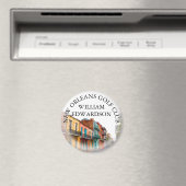 Personalisierter Golfschlägername der New Orleans Magnet (In Situ (Geschirrspüler))