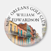 Personalisierter Golfschlägername der New Orleans Magnet (Vorne)